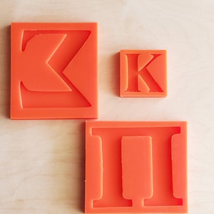 KATIBOLY Large Letter S Molds for Resin, S Letter 3D Silicone Molds for Epoxy Resin Casting, Alphabet Moldes de Silicona Para Resina for Art, Soap, Clay
