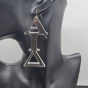 Greek Sorority Alphabet Earrings Silicone Mold, Greek Letter Purse Charm Mold,  Big Little Gift