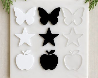 Custom Cast Acrylic Blanks: 1/4 Inch Thick DIY Craft Shapes, Keychains, Mold Making