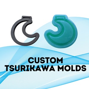 Custom Silicone Molds for Epoxy Resin, Soap, Wax Melts, Chocolate Mold, Business Logos, Tsurikawas, Plaster, Skate Wax, Custom Molds image 10
