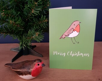 Robin - Christmas Card - Greeting Card - Blank