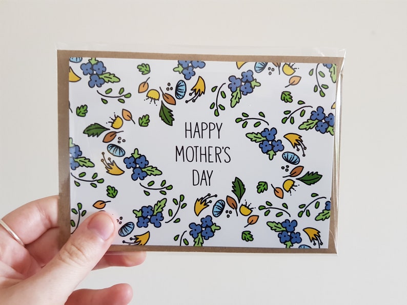 Happy Mother's Day Mother's Day Card Greeting Card For Her For Mum Floral Blank image 4