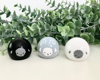 Peg Doll Nativity Set Animals, Wood Sheep for Kids Nativity Set, Peg People Sheep, Wood Farm Animals, Sheep for Shepherd