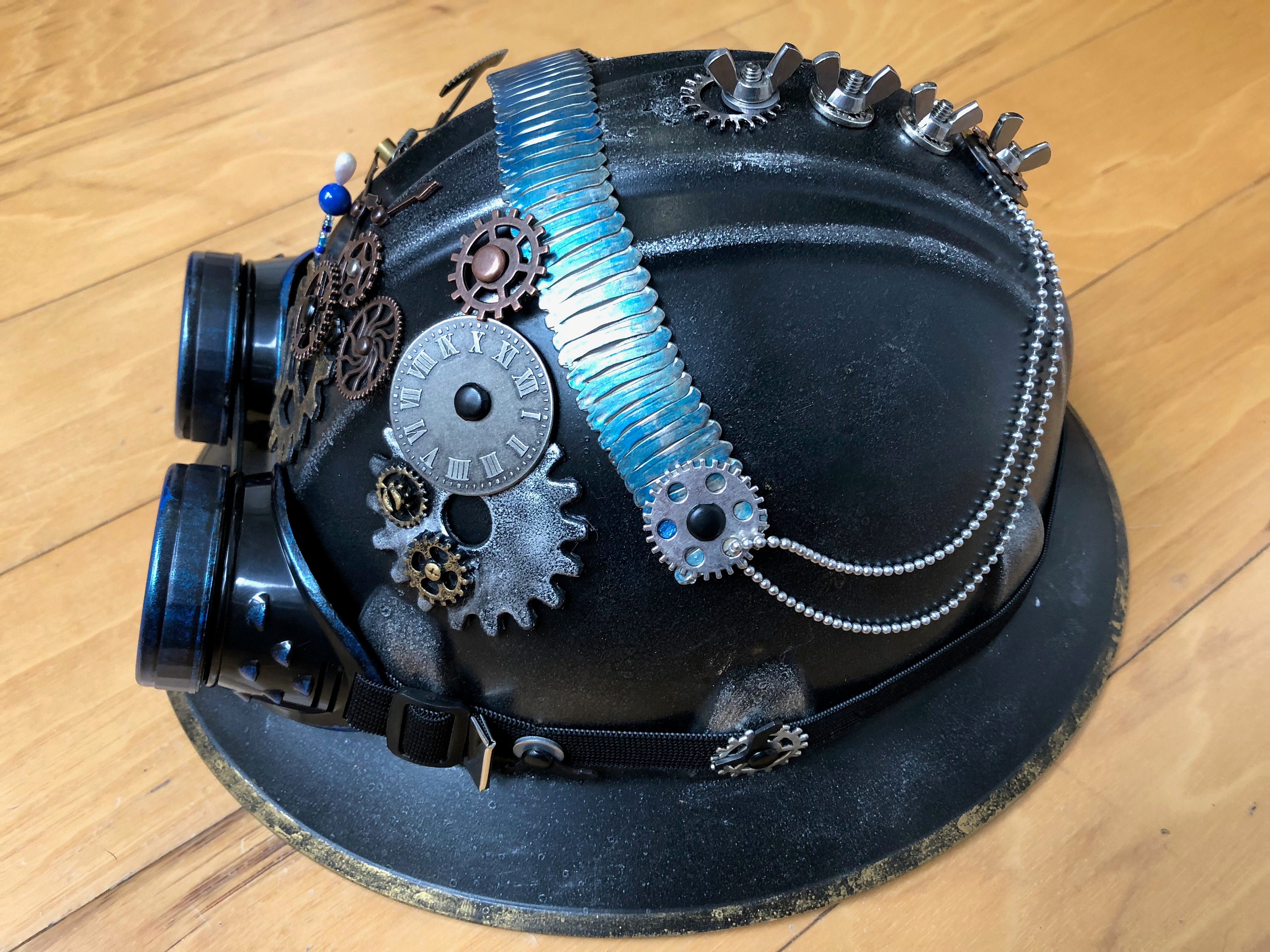 c1906 Willson Aviator N86 Motorcycle Shield Goggle Steam