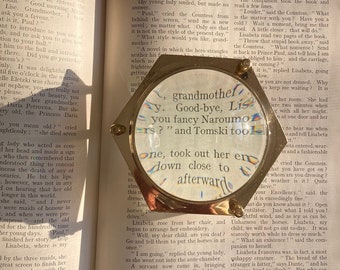 Brass Map Book Magnifier