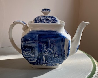 Vintage Liberty Blue Teapot ( 4 cups)