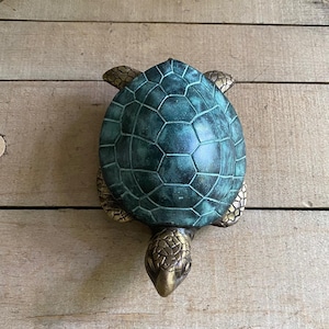 Brass Turtle Door Knocker