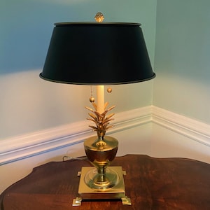 Lámpara de mesa vintage de piña