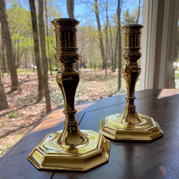 Baldwin Brass Candle Holder Etsy