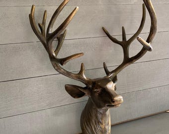 Majestic Deer Head Wall Accent