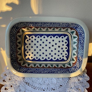 Boulangerie rectangulaire en poterie polonaise