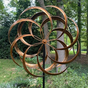 24" Double Spiral Coppered Wind Spinner