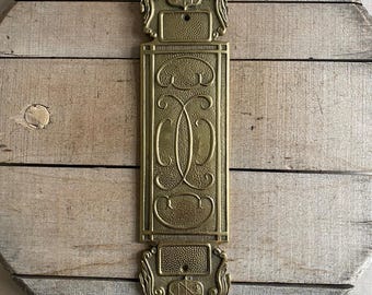 Virginia Metalcrafters Brass Push Plate~