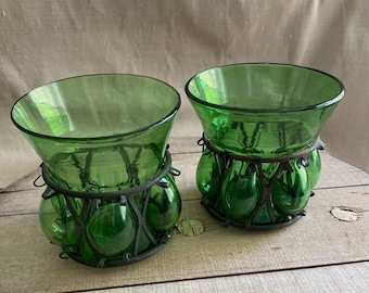 Blown Caged Glassware ( Set of 2 )