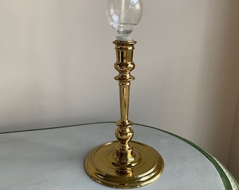 Vintage Raleigh Brass Candlestick ~ Virginia Metalcrafters