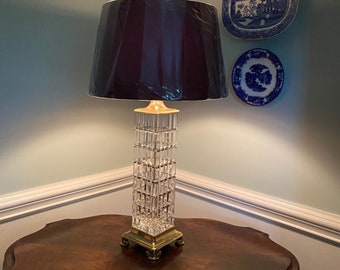 MCM Dresden Crystal Table Lamp ( Base Only)