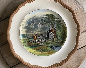 Copeland Spode Placa de caza ecuestre del zorro