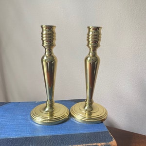 7&quot; Baldwin Solid Brass Candlesticks ( Pair)