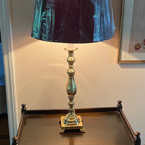 Vintage Brass Buffet/ Table Lamp ( Base Only)