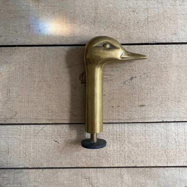 Vintage Brass Duck Head w/ hardware