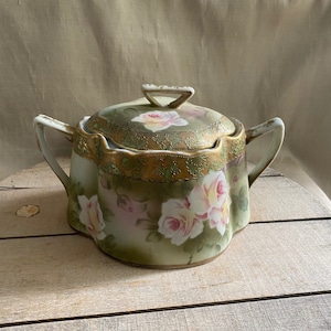Antique Porcelain Biscuit Jar