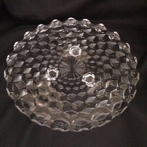 Fostoria American Clear Footed Cake Plate