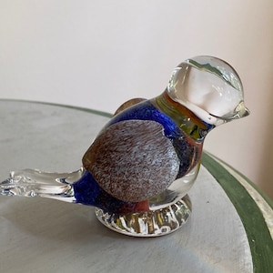 Vintage Blown Glass Bird