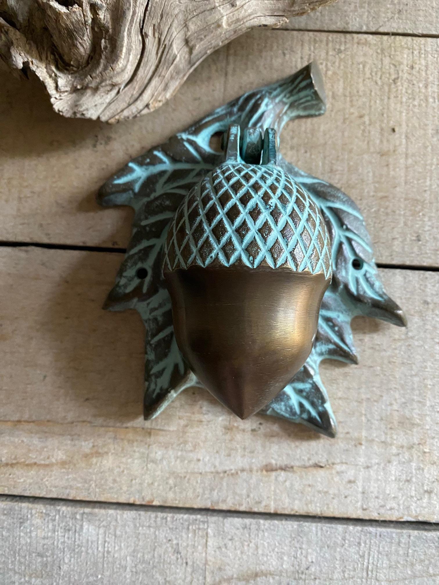 Acorn & Leaf Door Knocker - Etsy