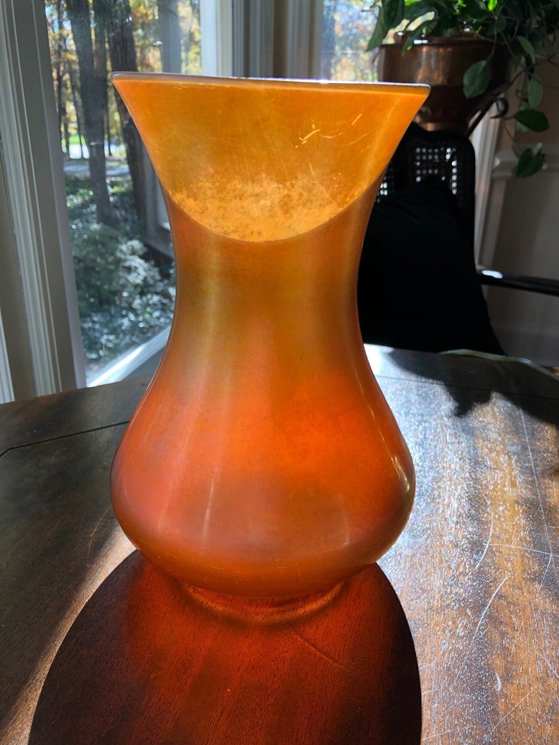 Antique Steuben Aurene Vase 2029 Etsy