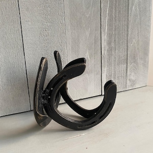 Iron Horseshoe Barn Hook / Coat Hook