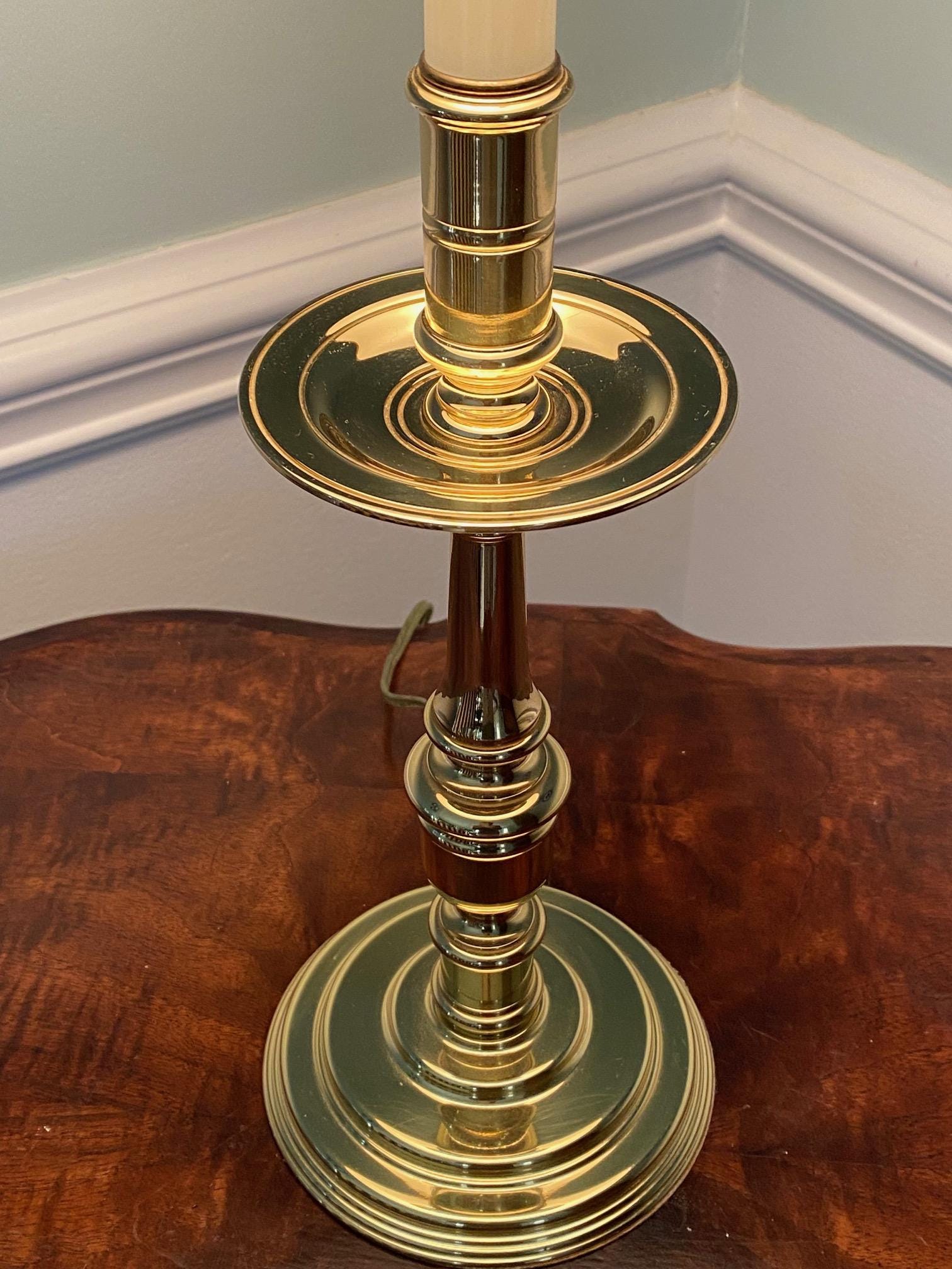 Baldwin Brass Candlestick Lamp (base Only) - Etsy Baldwin Brass Candlestick Lamp (base Only) - Etsy