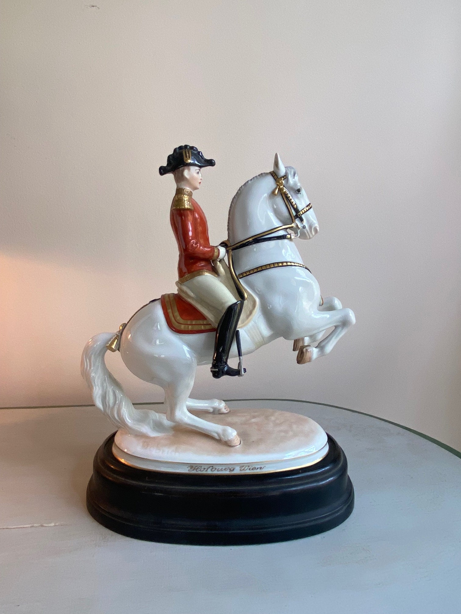 Augarten Levade Lipizzaner With Rider - Etsy