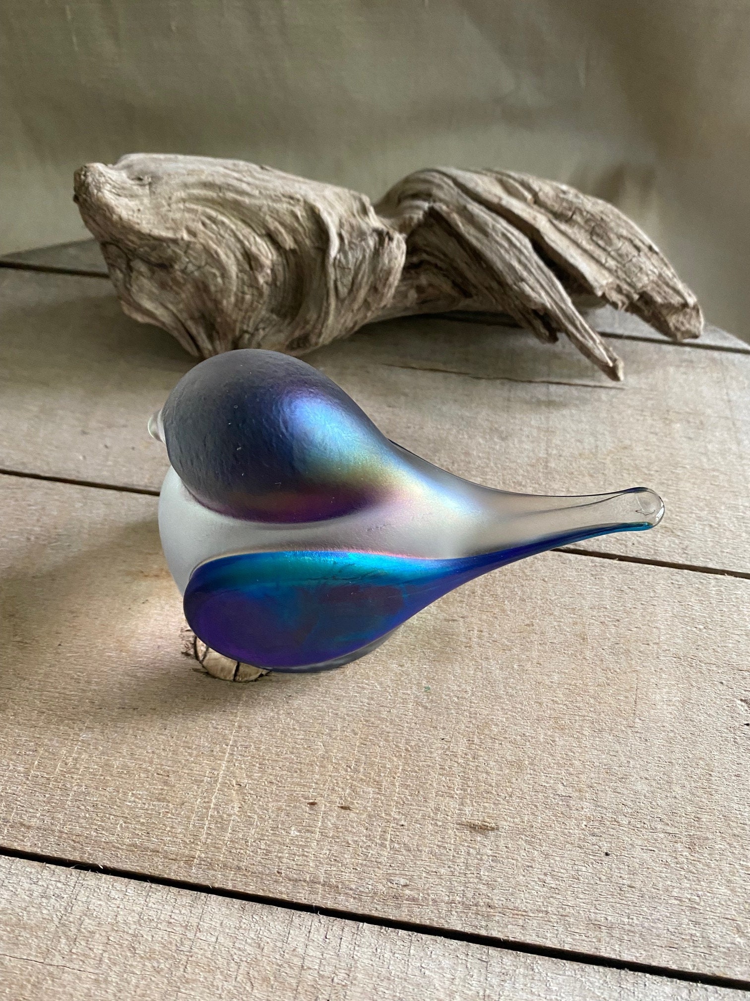 Bluebird of Happiness - Hand Blown Glass - Etsy