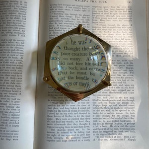 Brass Map Book Magnifier image 2