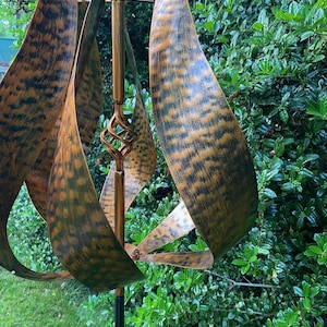 Copper Spiral Wind Spinner