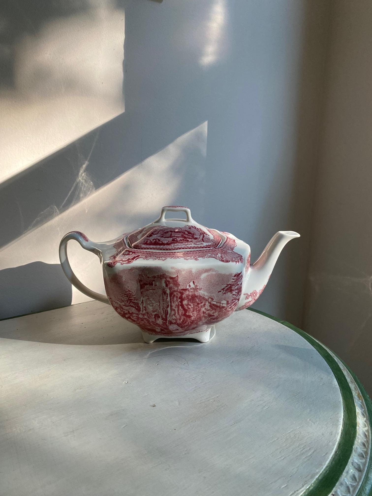 Old Britain Castles Pink Teapot - Etsy