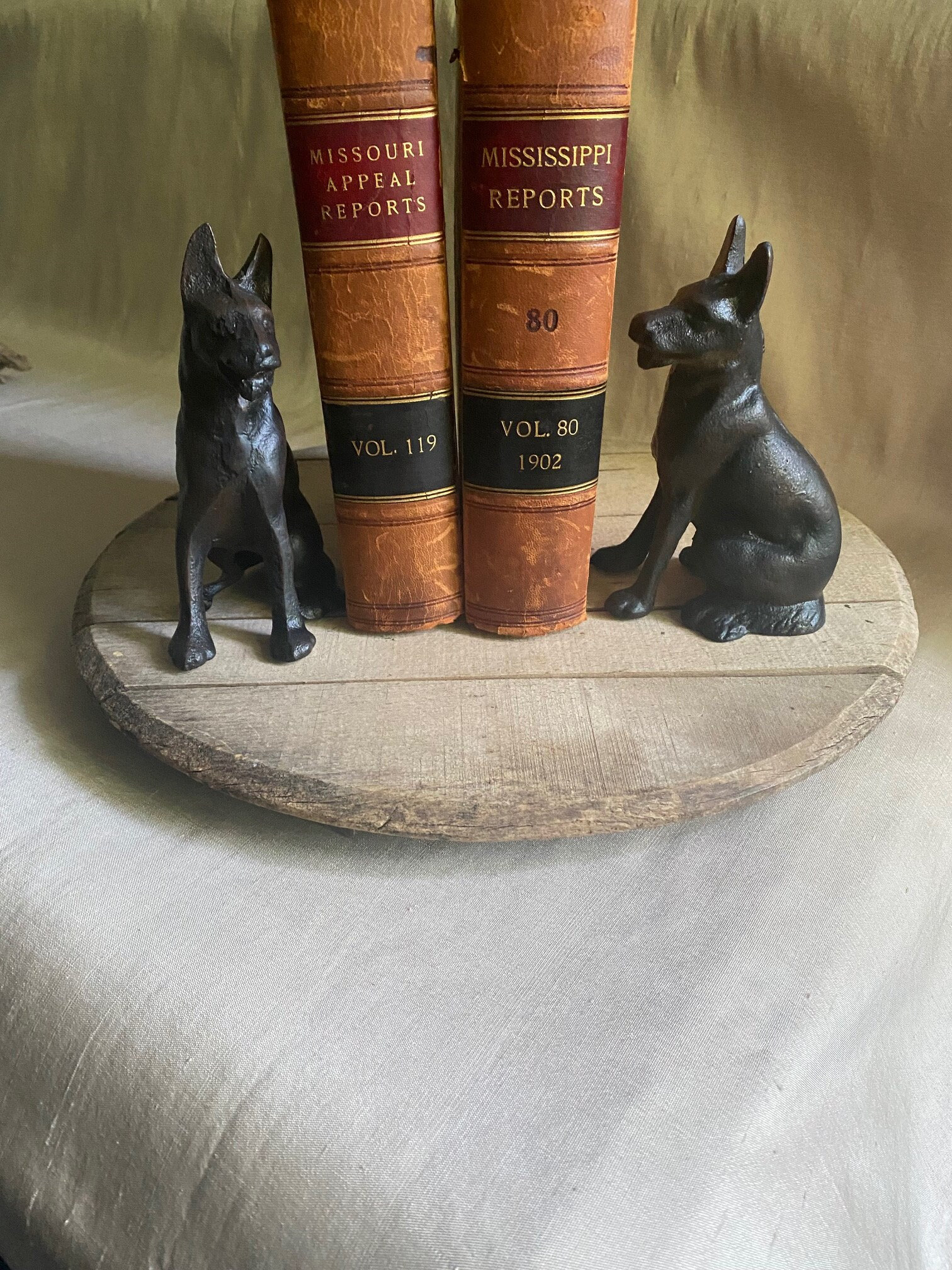 Vintage Dog Bookends - Etsy
