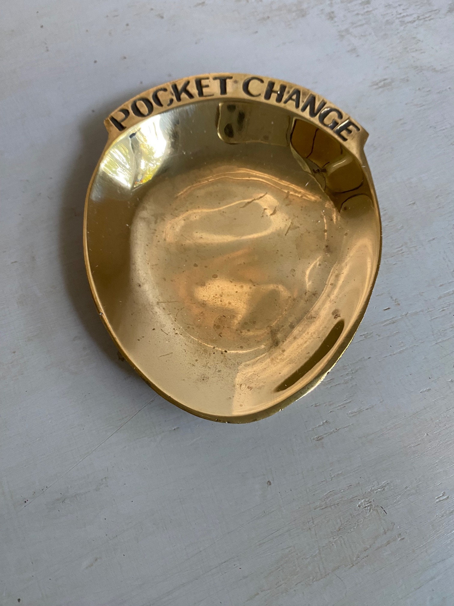 ヴィンテージ真鍮ポケットチェンジトレイ - Etsy 日本