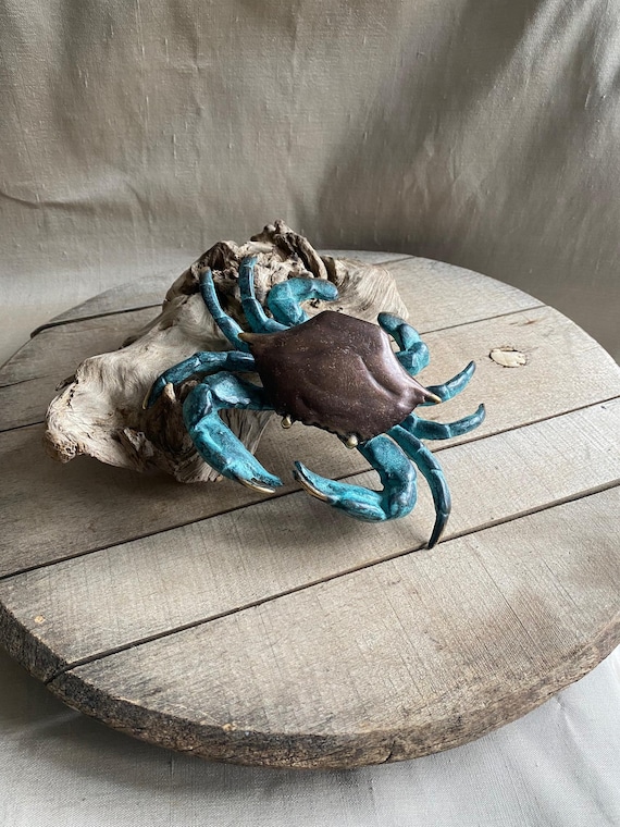 Brass Blue Crab Door Knocker ~ - Etsy
