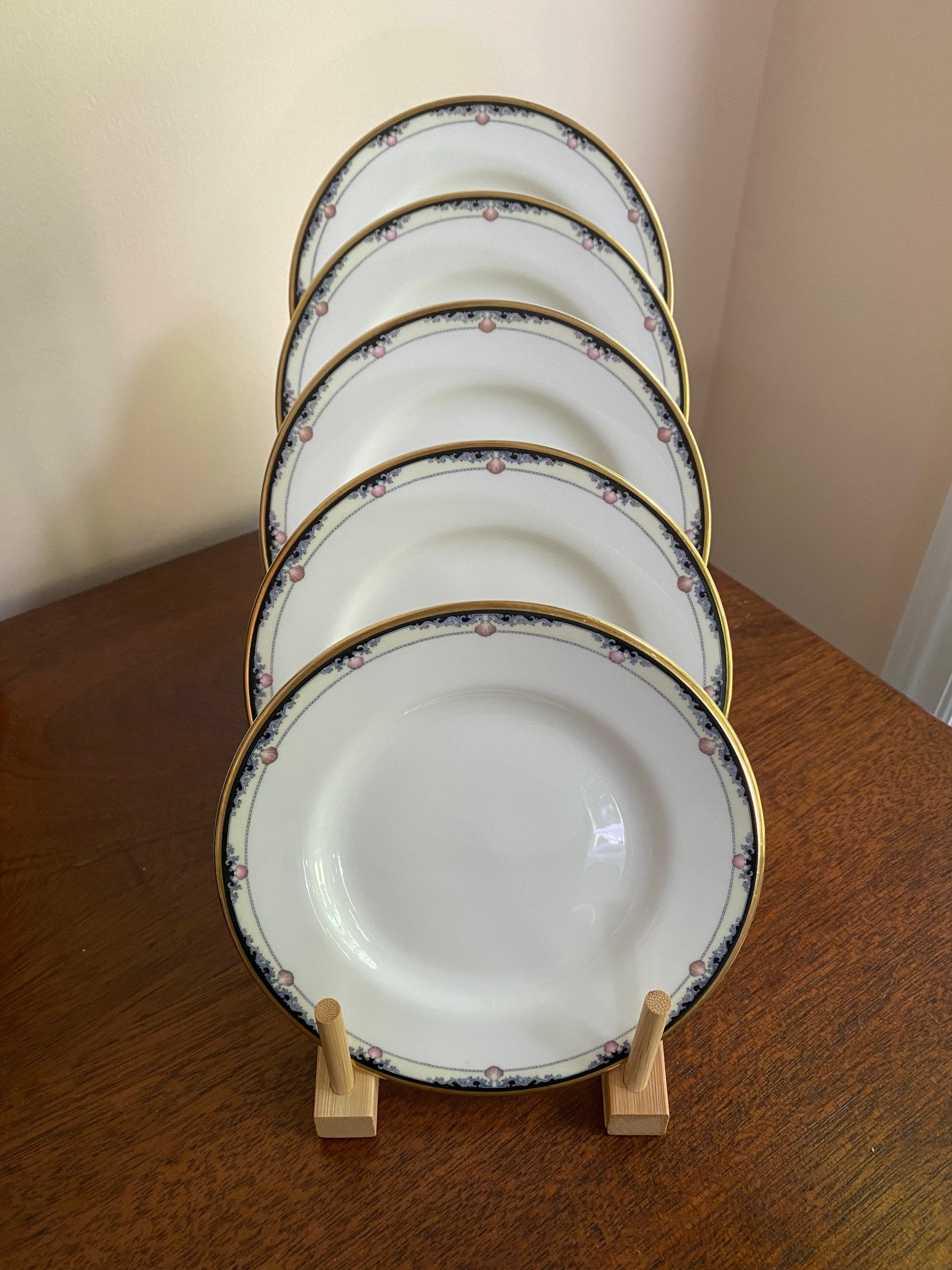 数量6〜ブレッド＆バター ダウルトン ローズ プレート〜 - Etsy 日本