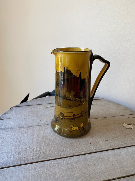 Royal Doulton Pitcher ~ Farm Scene - Etsy