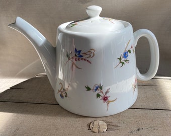 Vintage French Floral Teapot