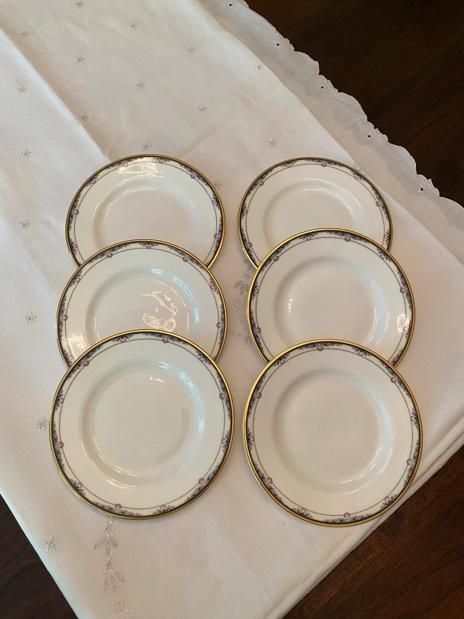 数量6〜ブレッド＆バター ダウルトン ローズ プレート〜 - Etsy 日本