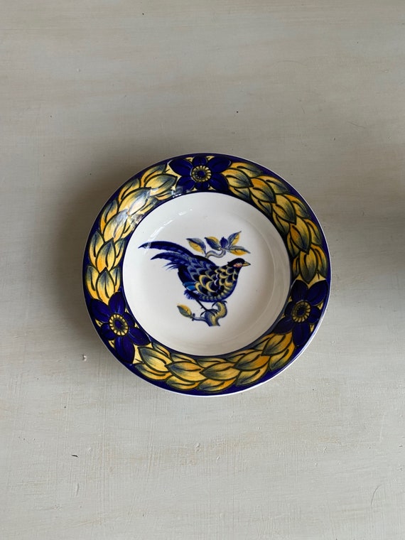 Royal Copenhagen Blue Pheasant Fruit Bowl - Etsy