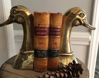 ヴィンテージ真鍮ダックヘッドブックエンド 2個セット - Etsy 日本