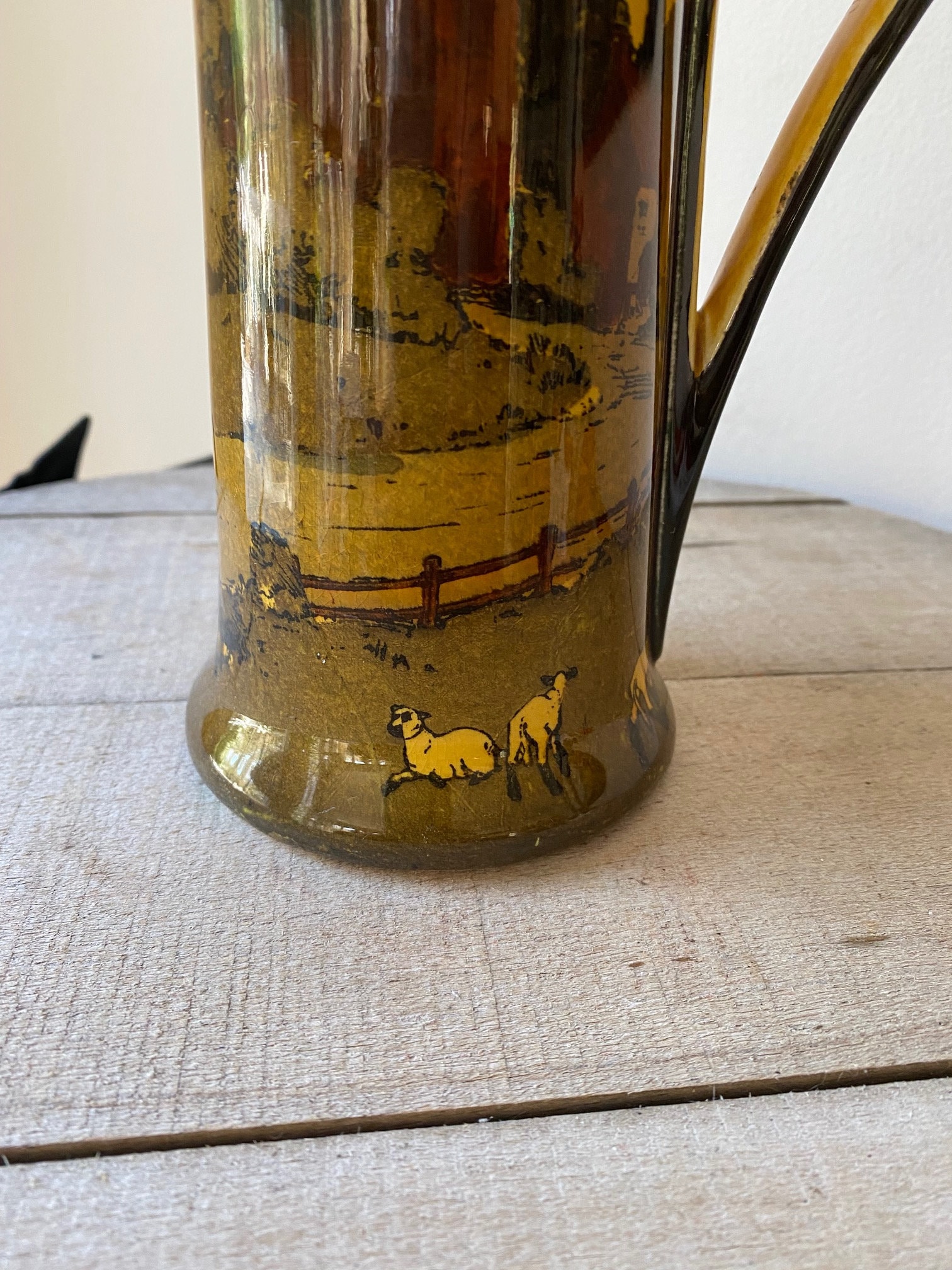 Royal Doulton Pitcher ~ Farm Scene - Etsy