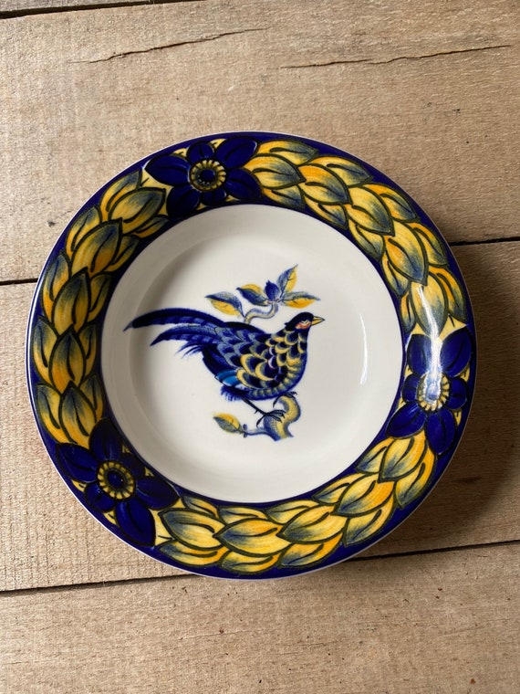 Royal Copenhagen Blue Pheasant Fruit Bowl - Etsy