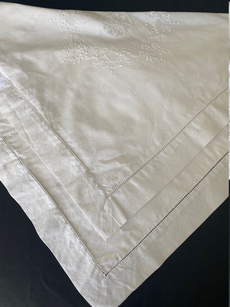 Vintage 19 Square Shams Pair Etsy