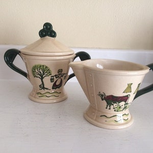 Vintage Metlox Poppytrail Creamer & Sugar