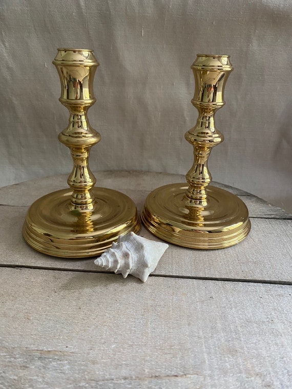 Baldwin brass candlesticks deals